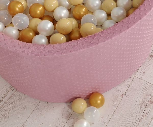 Ball-pit minky H-40 cm with balls 200pcs- pastel violet - Image 6