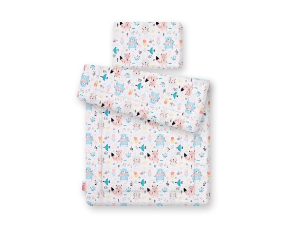 Bedding set 2-pcs 75x100cm NEWBORN- blue teddy bears - Image 2