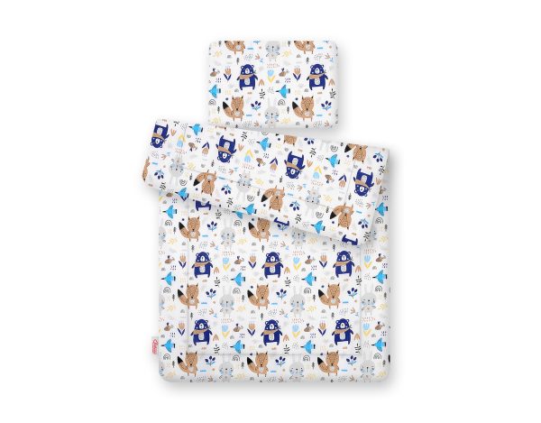 Bedding set 2-pcs 75x100cm NEWBORN- navy blue bears - Image 2