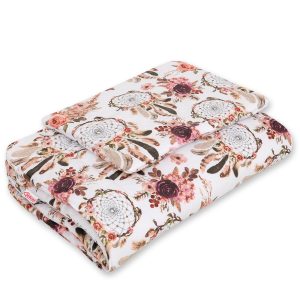 Bedding set 2-pcs 75x100cm NEWBORN - flower dream catchers