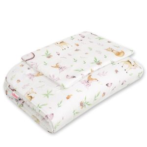 Bedding set 2-pcs 75x100cm NEWBORN - forest softness