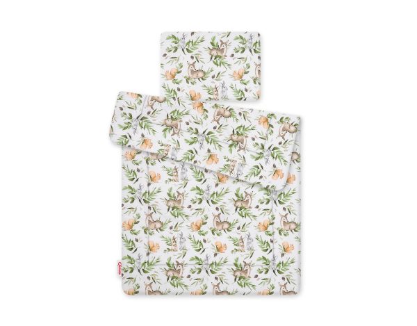 Bedding set 2-pcs 75x100cm NEWBORN - woodland green - Image 3