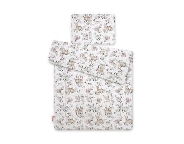 Bedding set 2-pcs 75x100cm NEWBORN - woodland olive - Image 3