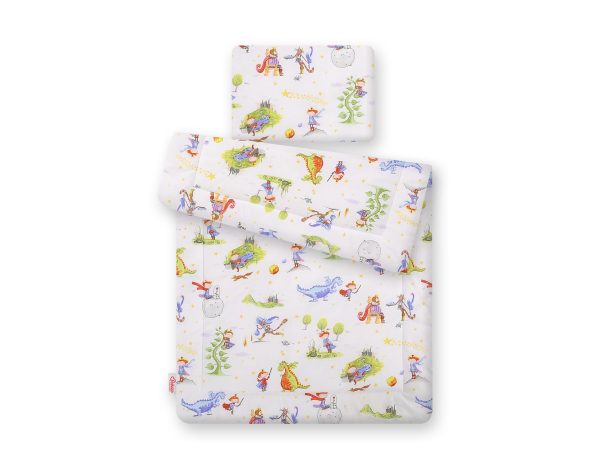 Bedding set 2-pcs 75x100cm NEWBORN - knight and dragon - Image 2
