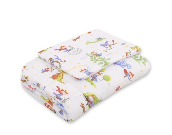 Bedding set 2-pcs 75x100cm NEWBORN - knight and dragon