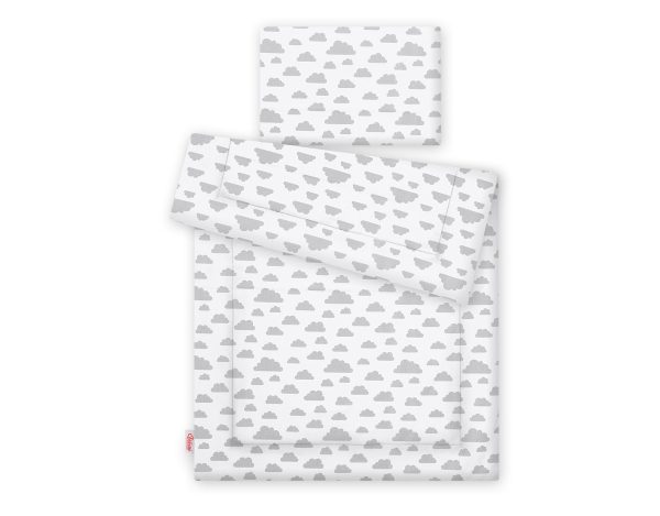 Bedding set 2-pcs with filling - clouds gray - Image 2