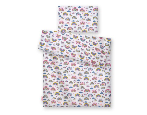 Baby cotton bedding set 2-pcs 120x90 cm- rainbow - Image 3