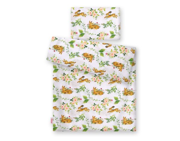 Baby cotton bedding set 2-pcs 135x100 cm- in the forest - Image 3