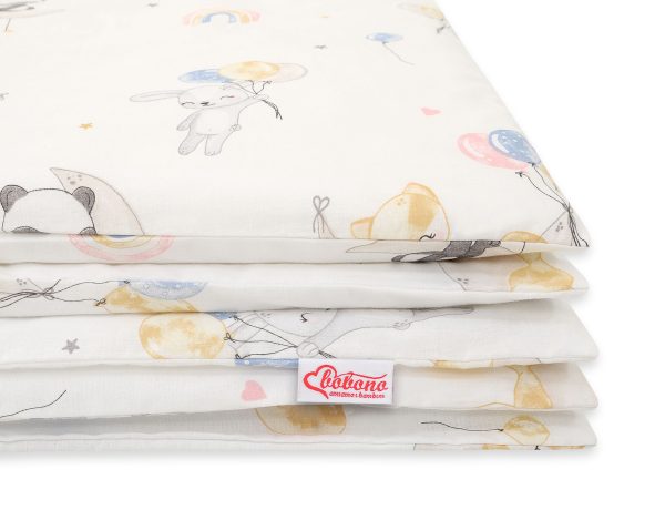 Baby cotton bedding set 2-pcs 135x100 cm - balloons - Image 2