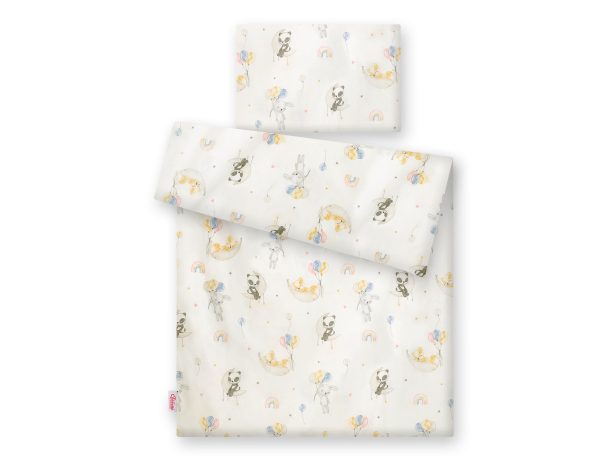 Baby cotton bedding set 2-pcs 135x100 cm - balloons - Image 3
