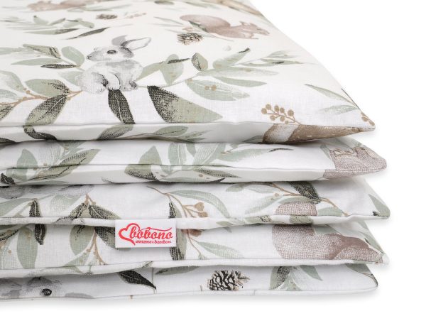 Baby cotton bedding set 2-pcs 120x90 cm- woodland olive - Image 2