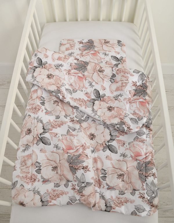 Bedding set 2-pcs with filling - sepia roses - Image 2