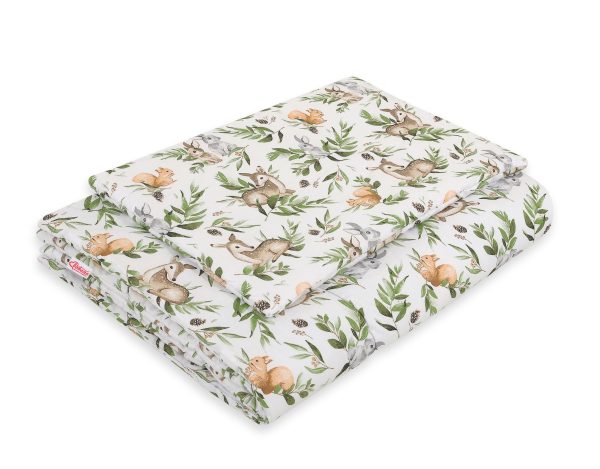 Bedding set 2-pcs with filling - woodland green