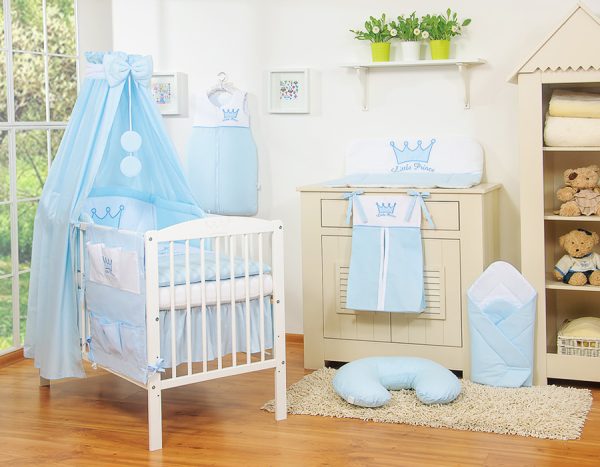 Cot tidy- Little Prince/Princess blue - Image 3