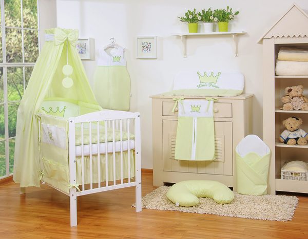 Cot tidy- Little Prince/Princess green - Image 5
