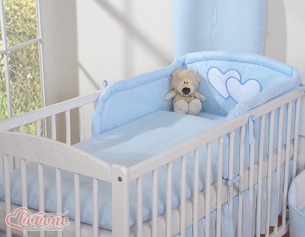 Bedding set 2-pcs- Hanging Hearts blue - Image 7