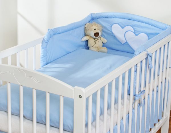 Bedding set 2-pcs- Hanging Hearts blue - Image 10