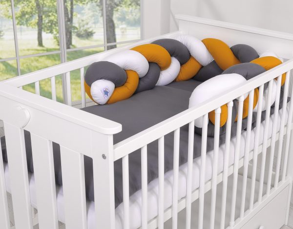 Knot bumper- white-honey yellow-anthracite - Image 2