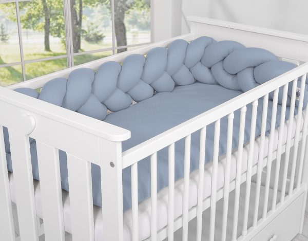 Knot bumper- pastel blue - Image 3