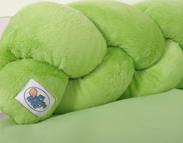 Knot bumper minky 180cm- green - Image 4