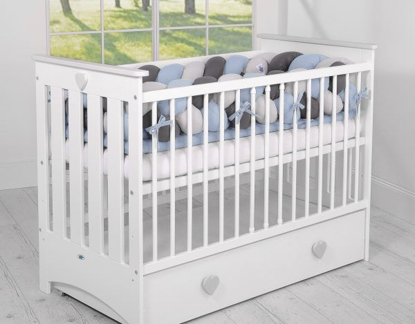 Knot bumper XXL- pastel blue - gray - anthracite - Image 2