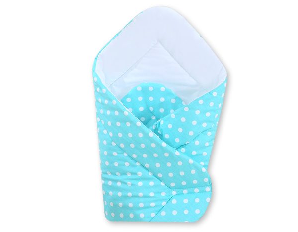 Babynest - white dots on turquoise