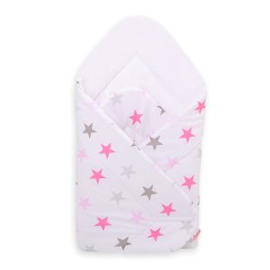 Baby nest -  Grey-pink stars
