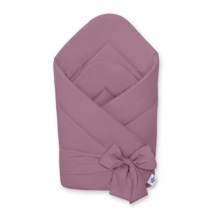 Baby nest with bow - pastel violet