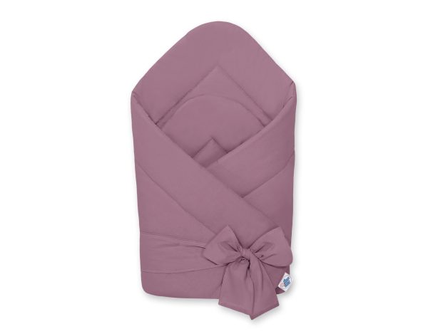 Baby nest with bow - pastel violet