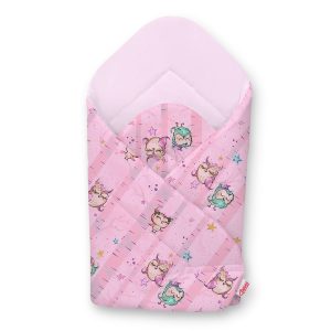 Baby nest- owls pink-mint/pink