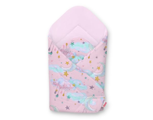 Baby nest- moons pink/pink