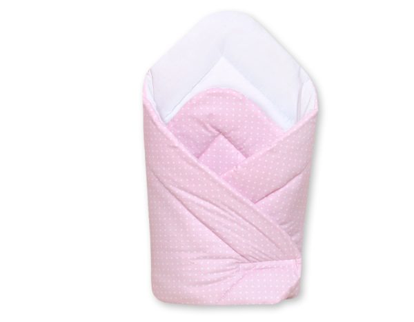 Babynest - white polka dots on pink