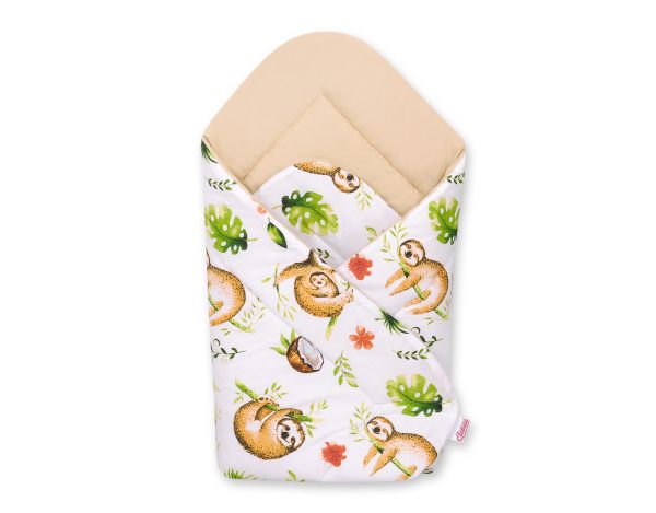 Baby nest - sloths  beige/beige