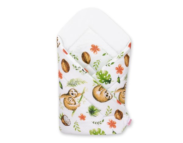 Baby nest - sloths  beige/white