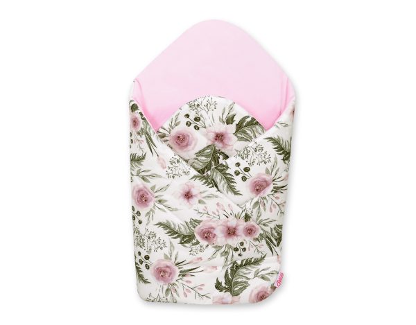 Baby nest with stiffening - peony flower pink