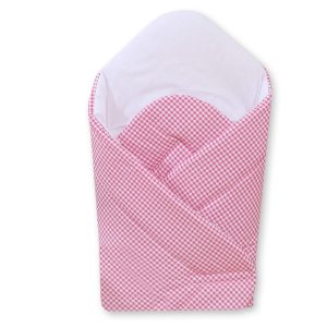 Babynest - dark pink checkered