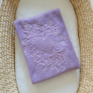 Polar fleece blanket for babies- Chic lilac