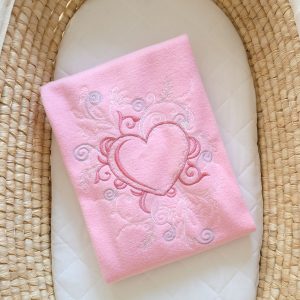 Polar fleece blanket for babies - Chic light pink