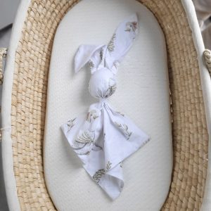 Soft cosy cuddly bunny blanket in cotton - Gooses