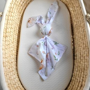 Soft cosy cuddly bunny blanket in cotton - Forest softness