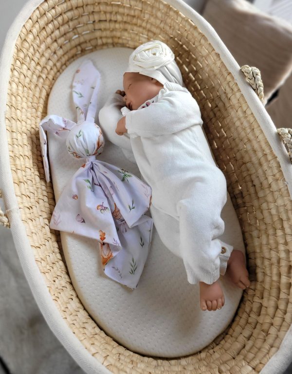 Soft cosy cuddly bunny blanket in cotton - Forest softness - Image 4