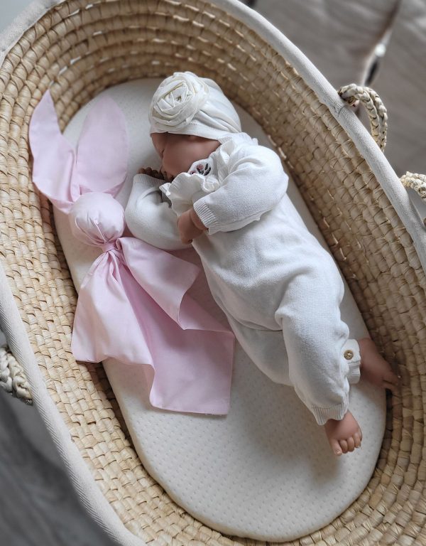 Soft cosy cuddly bunny blanket in cotton - Pink - Image 4