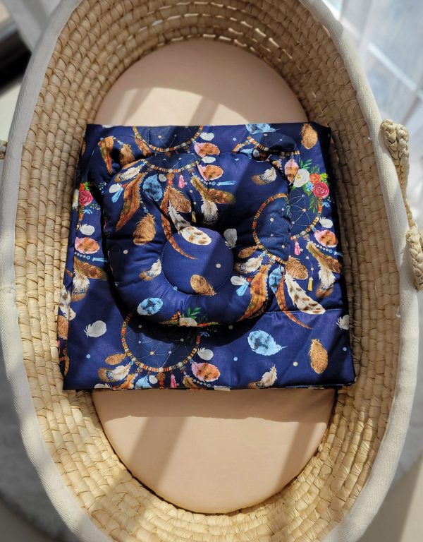 Duvet with pillow Teddy - 2pcs set - dream catchers dark blue - Image 2