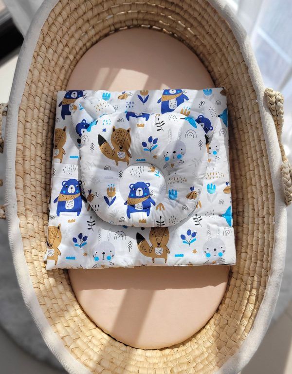 Duvet with pillow Teddy - 2pcs set - navy blue bears - Image 2