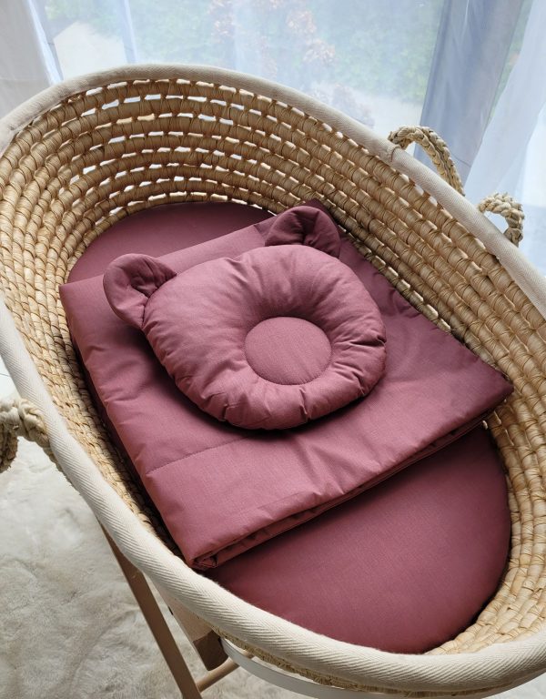 Blanket with pillow - 2pcs set - pastel violet - Image 5