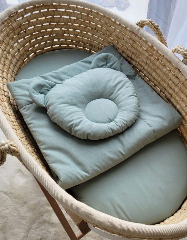 Blanket with pillow - 2pcs set - pastel green - Image 4