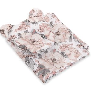 Duvet with pillow Teddy - 2pcs set - sepia roses