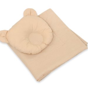 Duvet with pillow - 2pcs set - beige