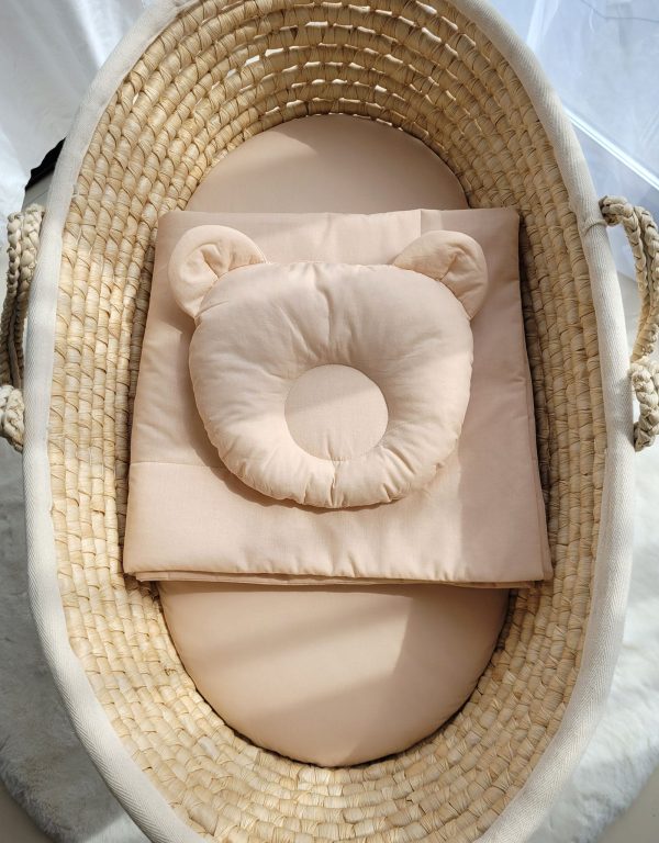 Duvet with pillow - 2pcs set - beige - Image 4