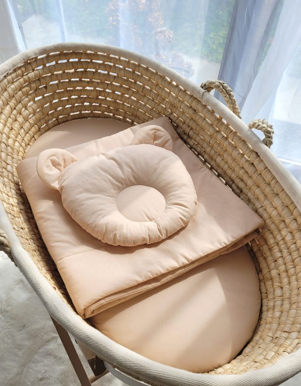 Duvet with pillow - 2pcs set - beige - Image 5